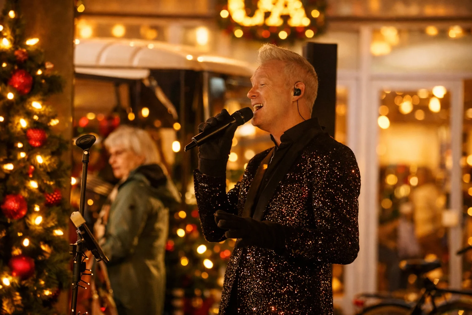 De Kerstzanger live bij kerstfeest of bedrijfsevent