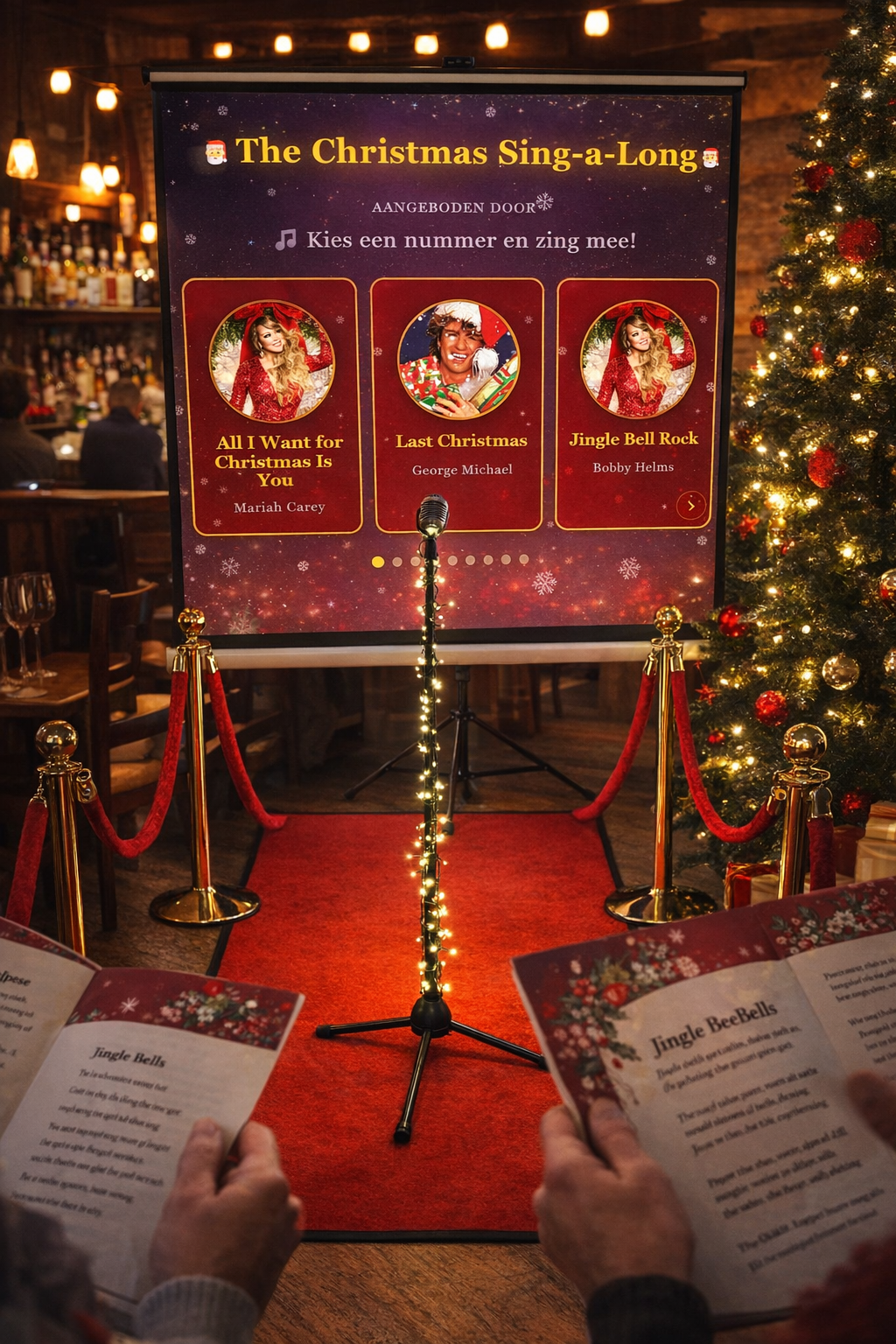 The Christmas Sing-a-long als interactief kerstconcept